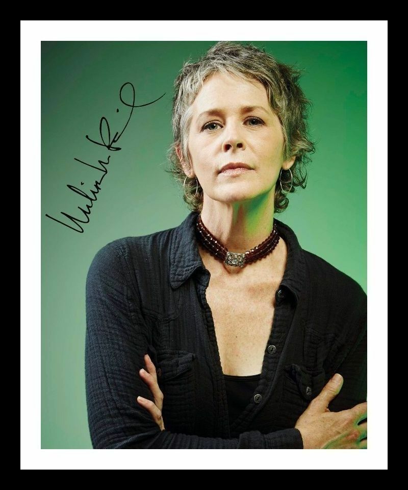 Melissa McBride - The Walking Dead Autograph Signed & Framed Photo Poster painting 2