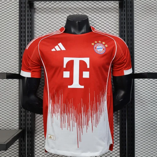 2025/2026 Player Version Bayern Munich Home Football Shirt 1:1 Thai Quality