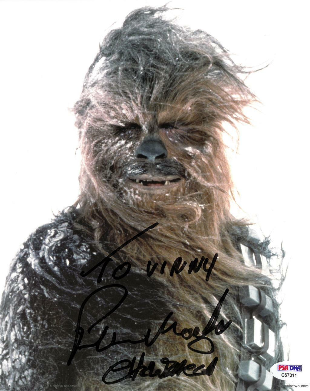 Peter Mayhew Signed Star Wars Authentic Autographed 8x10 Photo Poster painting PSA/DNA #C67311