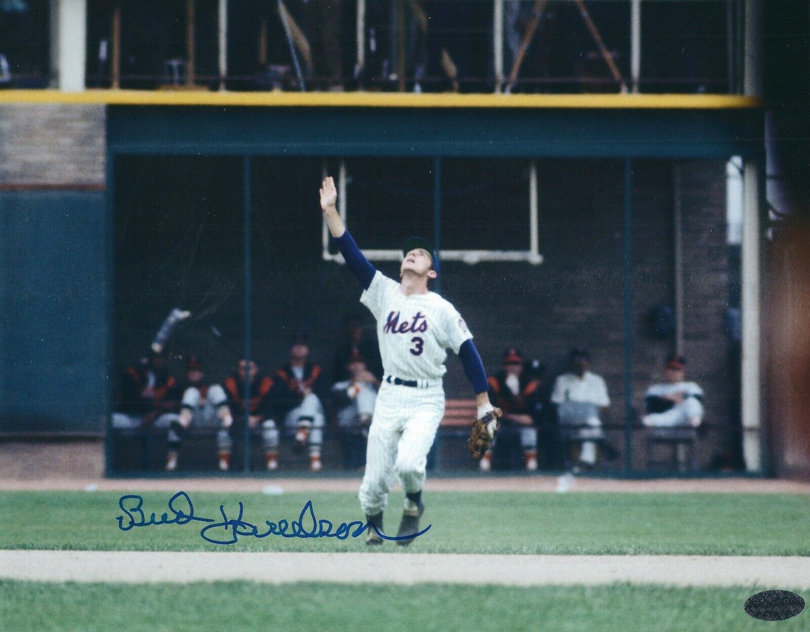 Signed 8x10 BUD HARRELSON New York Mets Autographed Photo Poster painting - COA