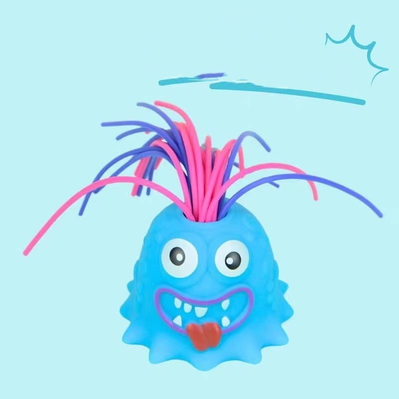 Tiktok Popular New Product Hair Pulling Will Call Little Monster Decompression Small Toy Funny Decompression Children’s Educational Toy