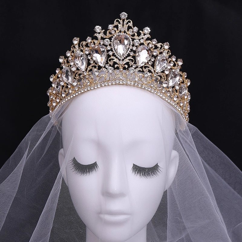 Women’s Elegant Romantic Crown Alloy Diamond Crown