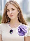 Wireless Karaoke Bluetooth-compatible Clip-On Earphone TF Card 30H Playtime