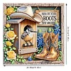 (US Local)Acrylic DIY Boots Hanging Diamond Art Kits Wall Door Decoration)