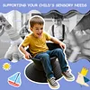 [US Local Warehouse] 360 Rotating Gyro Spun Chair for Kids PE Rotating Sensory Seat Swivel Gyro Chair for Backyard Fun and Outdoor Play Playground or Mall