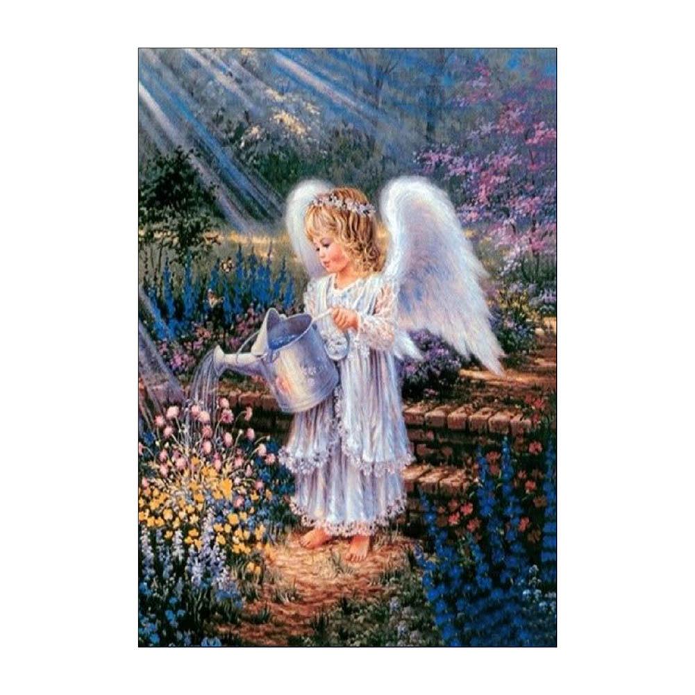 

30*40CM - Angel - Round Drill Diamond Painting, 501 Original