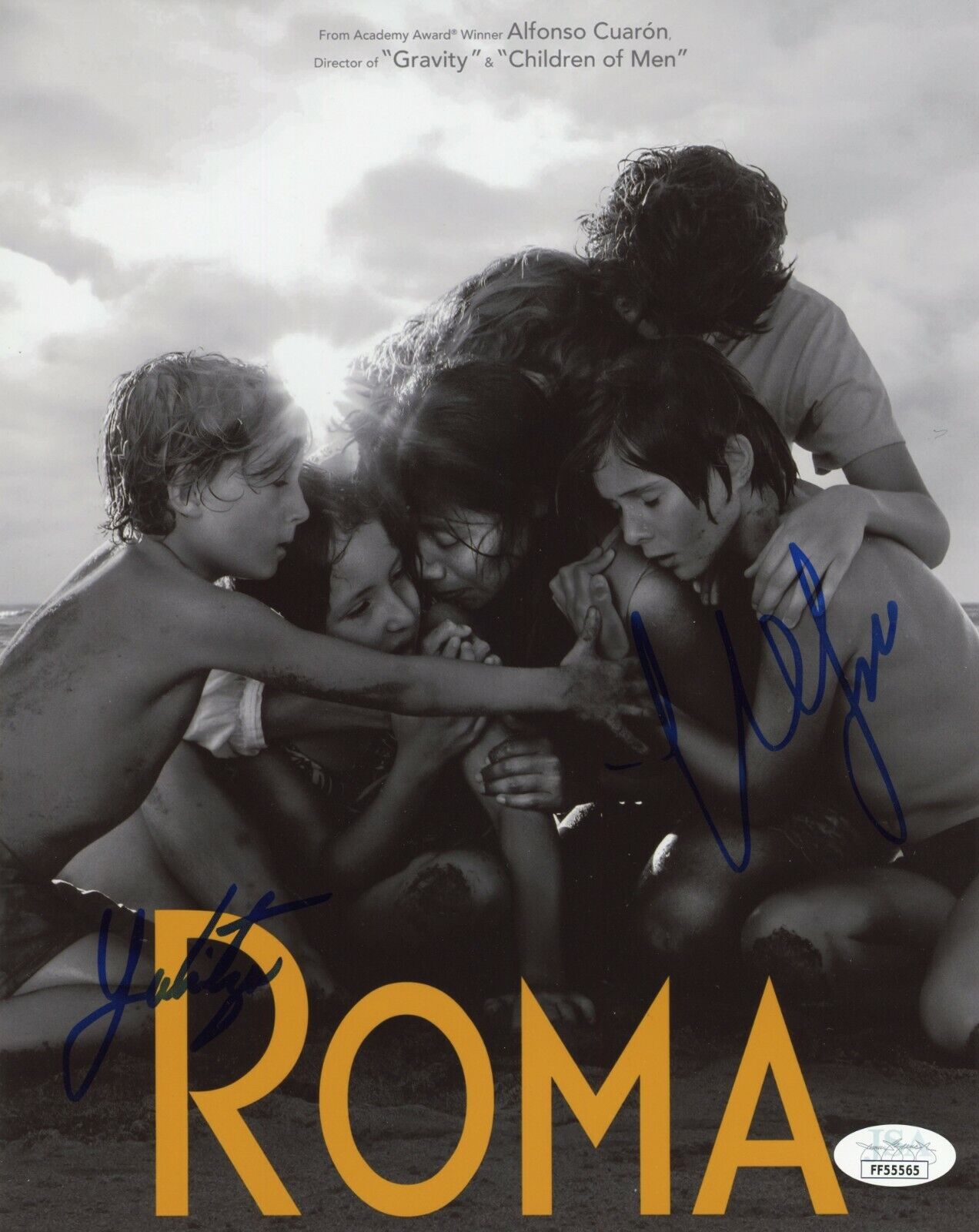 YALITZA APARICIO & ALFONSO CUARON Authentic Hand-Signed ROMA