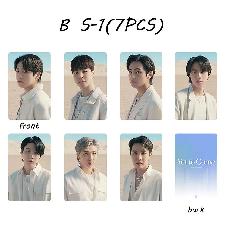 BTS Proof Yet To Come Concept Photocard