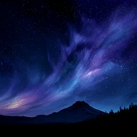 Nebula Mountain - Diamond Painting