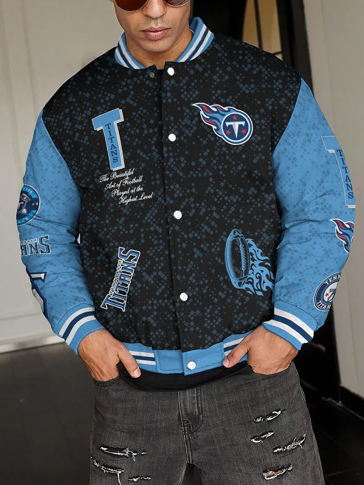 Tennessee Titans  National Football League 2024 Make Your Mark Unisex Varsity Jacket