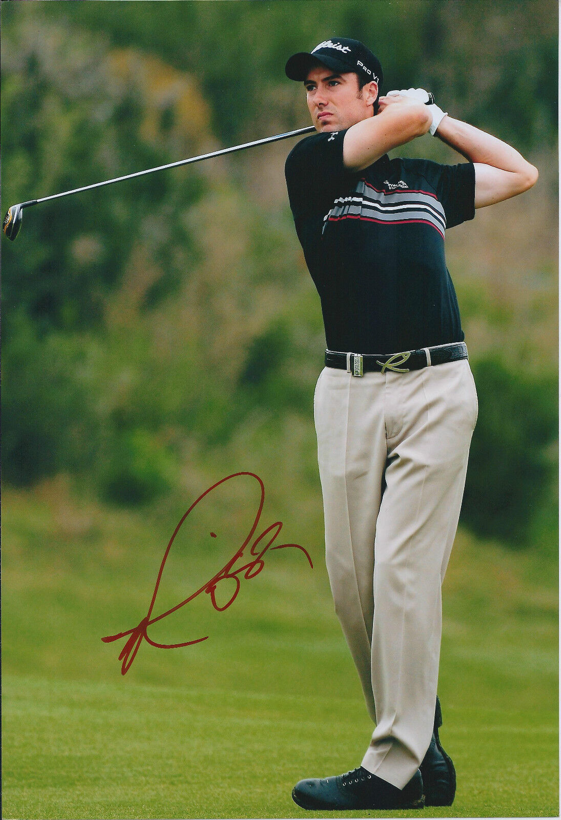 Ross FISHER SIGNED 12x8 Photo Poster painting AFTAL COA Autograph 2008 European Open Winner GOLF