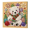 25x25cm DIY Pearl Painting Kit with Frame Self-Adhesive Canvas