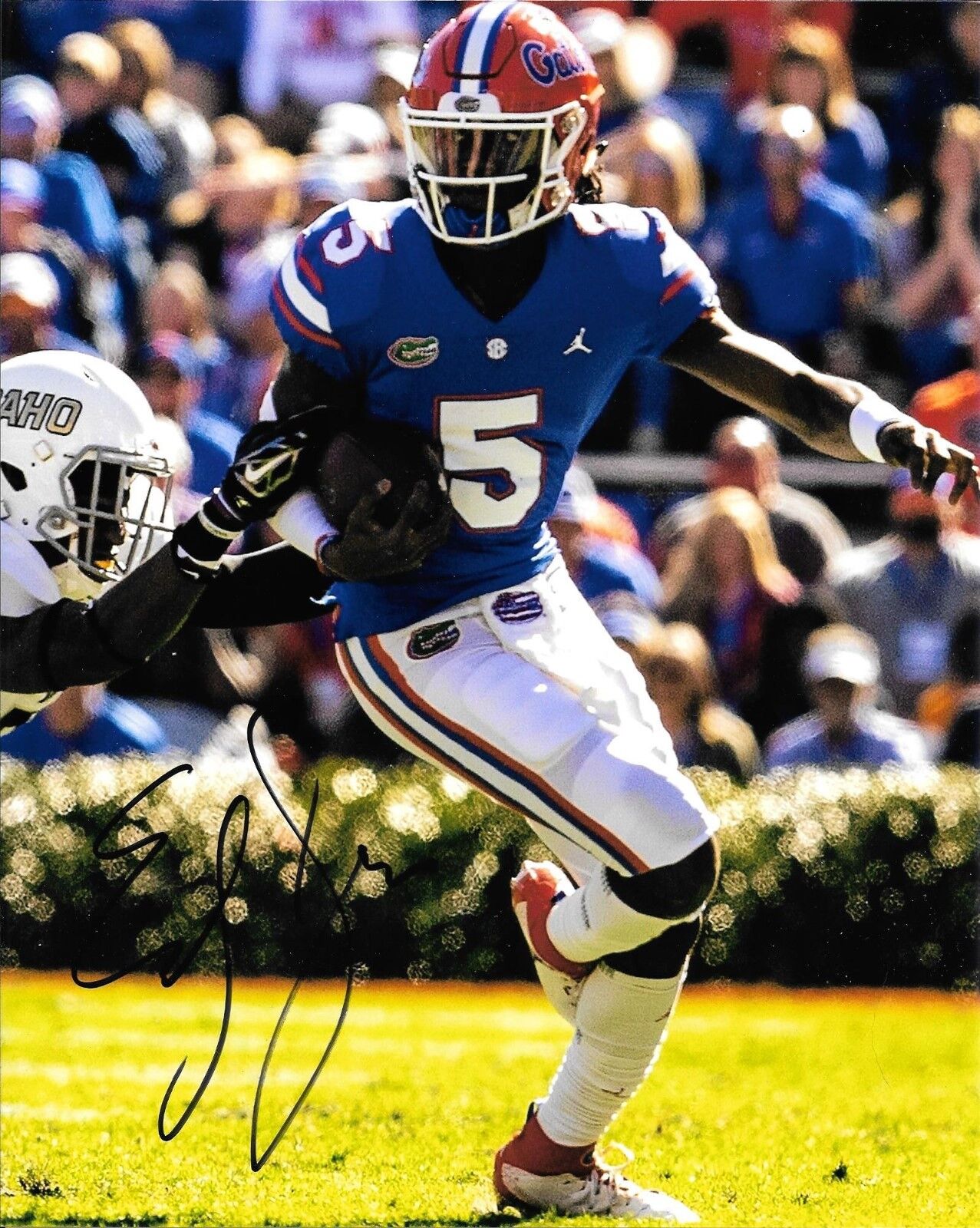 EMORY JONES HAND SIGNED FLORIDA GATORS 8X10 Photo Poster painting W/COA