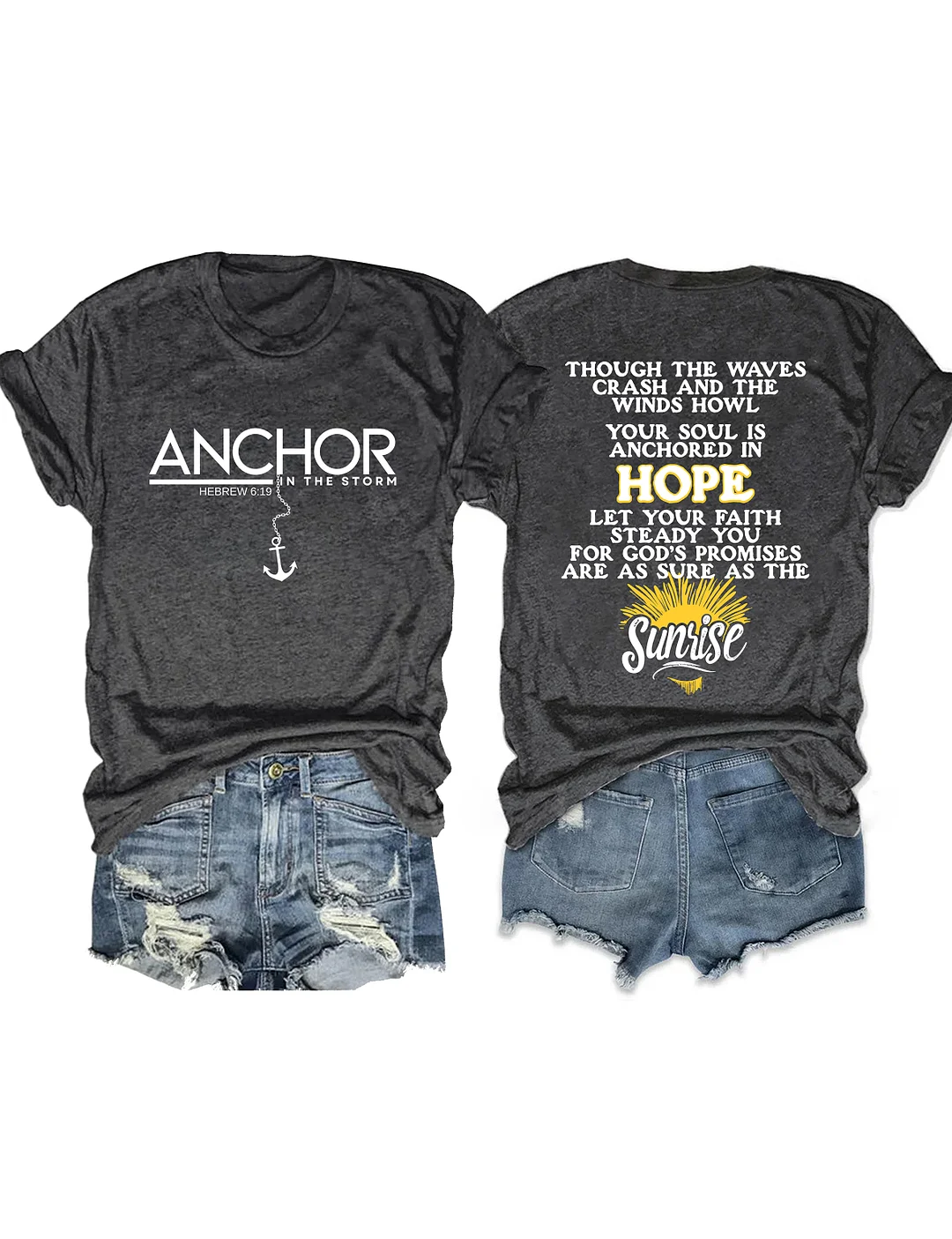 Anchor In The Storm Faith T-shirt