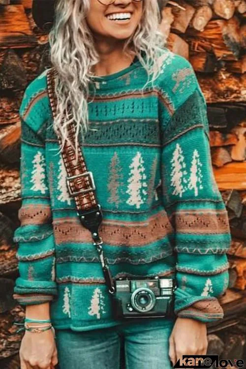 Cedar O Neck Long Sleeve Sweater