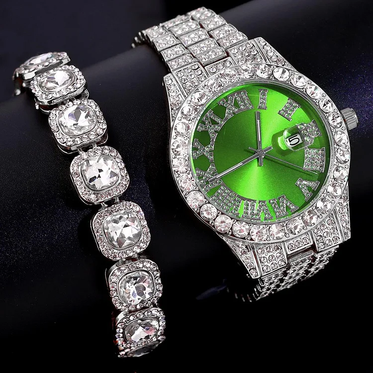 Hip Hop Iced Out Women Watch-VESSFUL
