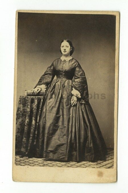 19th Century Fashion - Original 1800s Carte-de-visite Photo Poster paintinggraph