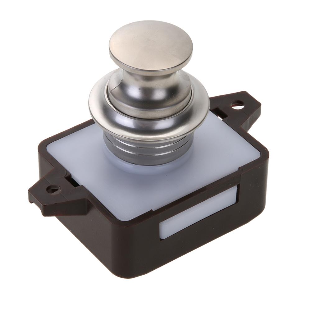 

Large Push Lock Button Catch Drawer Cupboard Door Knob for Ship Yacht RV, 501 Original