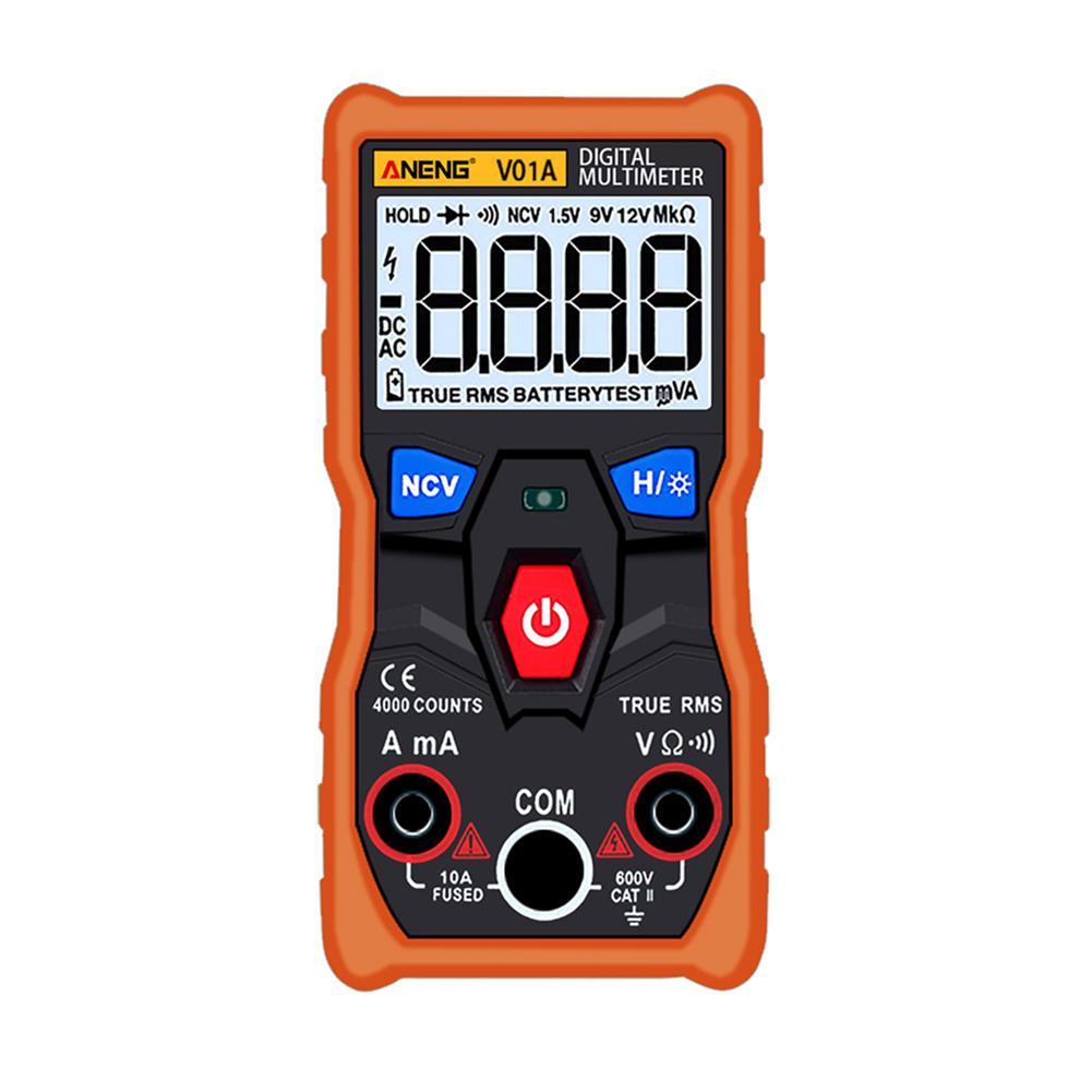

ANENG V01A True RMS - Digital Multimeter, Orange, 501 Original
