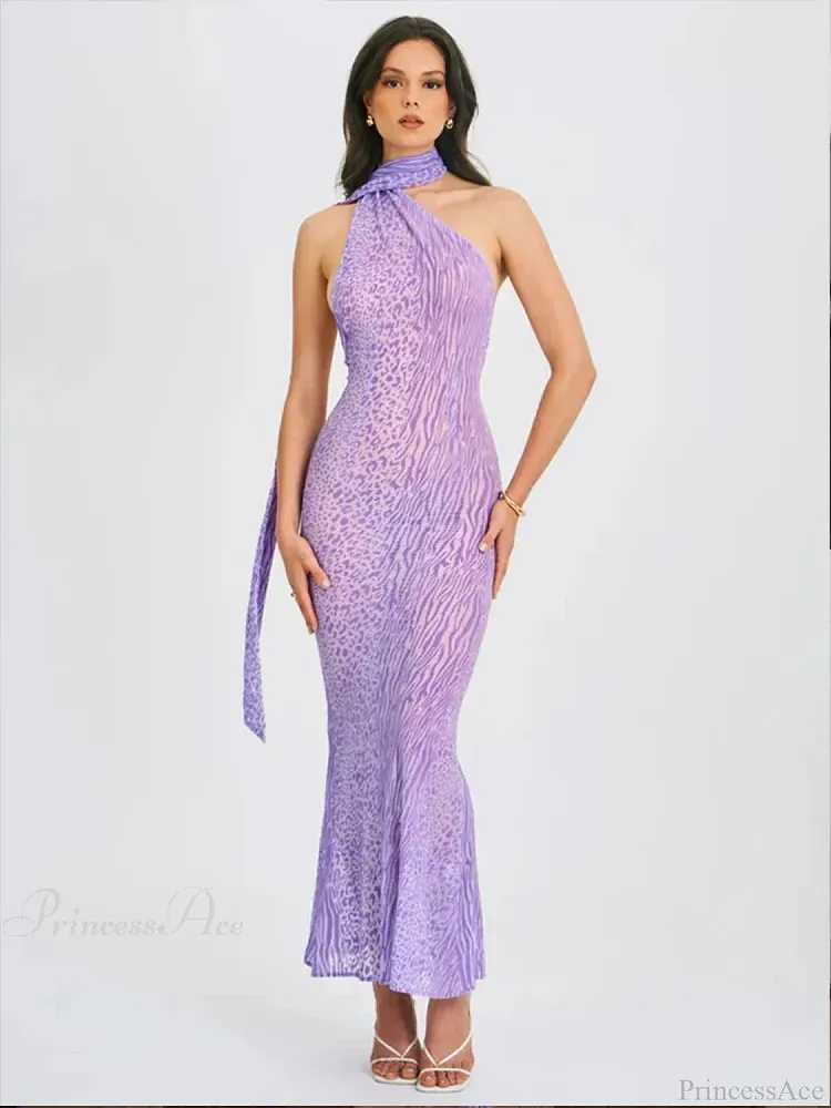 Leopard Print Mesh Vacation Dress