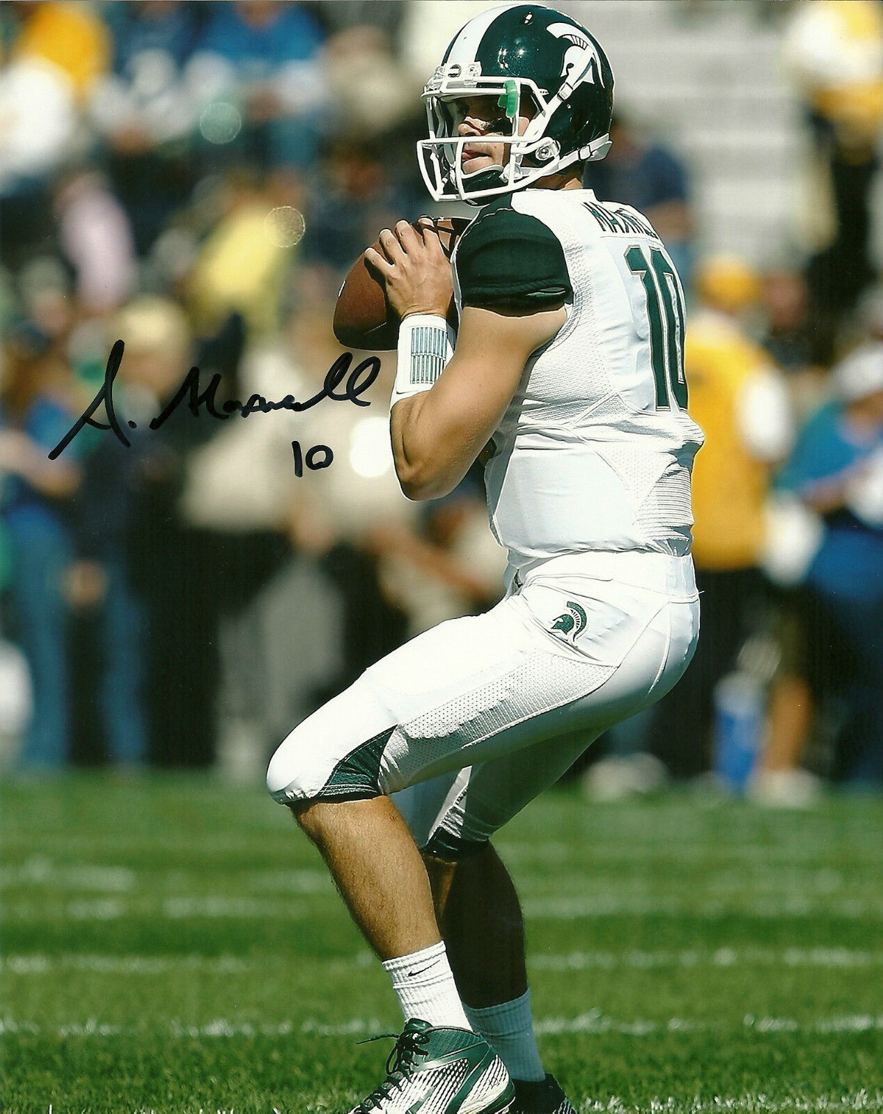 ANDREW MAXWELL HAND SIGNED MICHIGAN STATE SPARTANS 8X10 Photo Poster painting W/COA