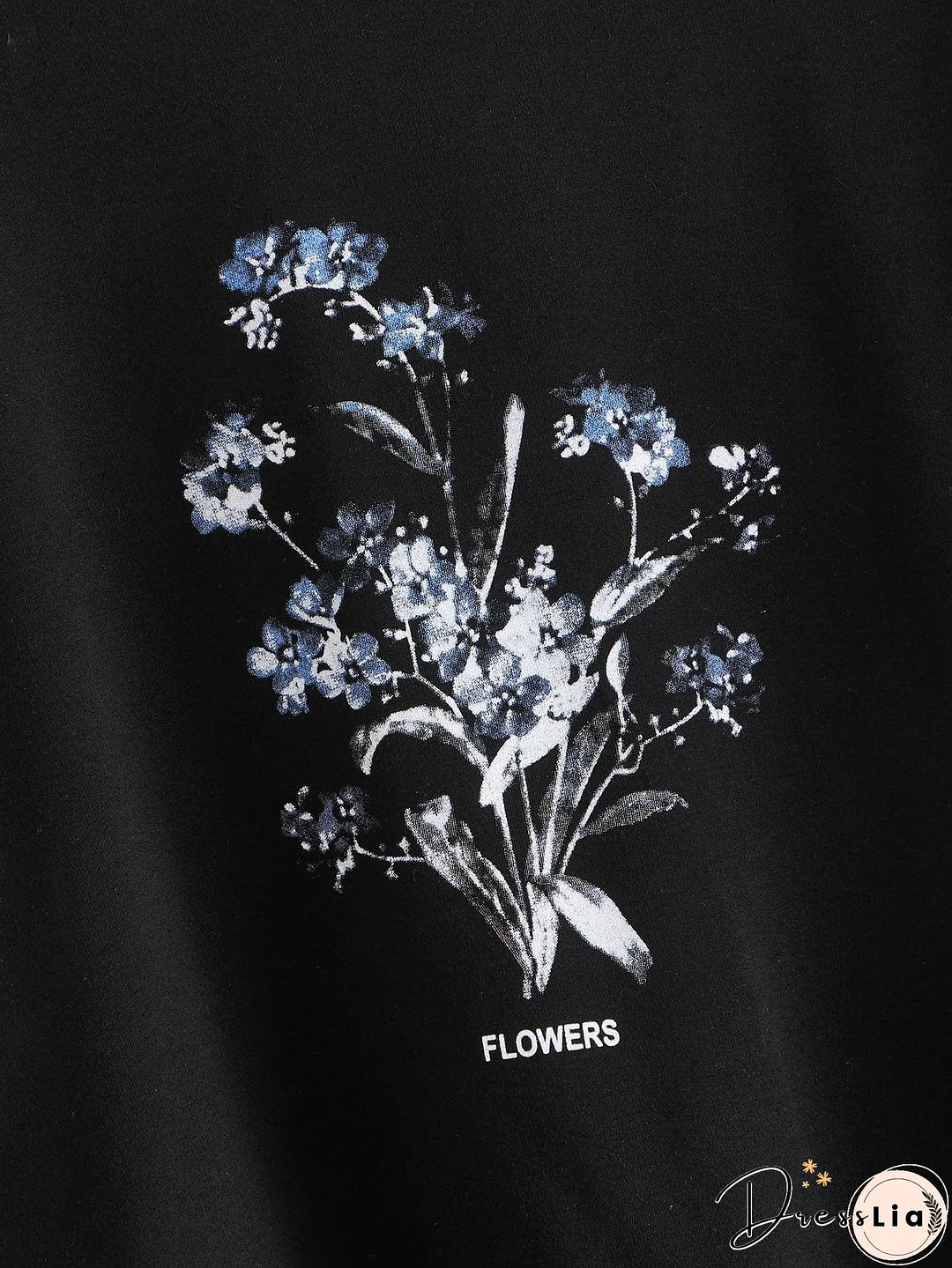 Flower Print Pullover