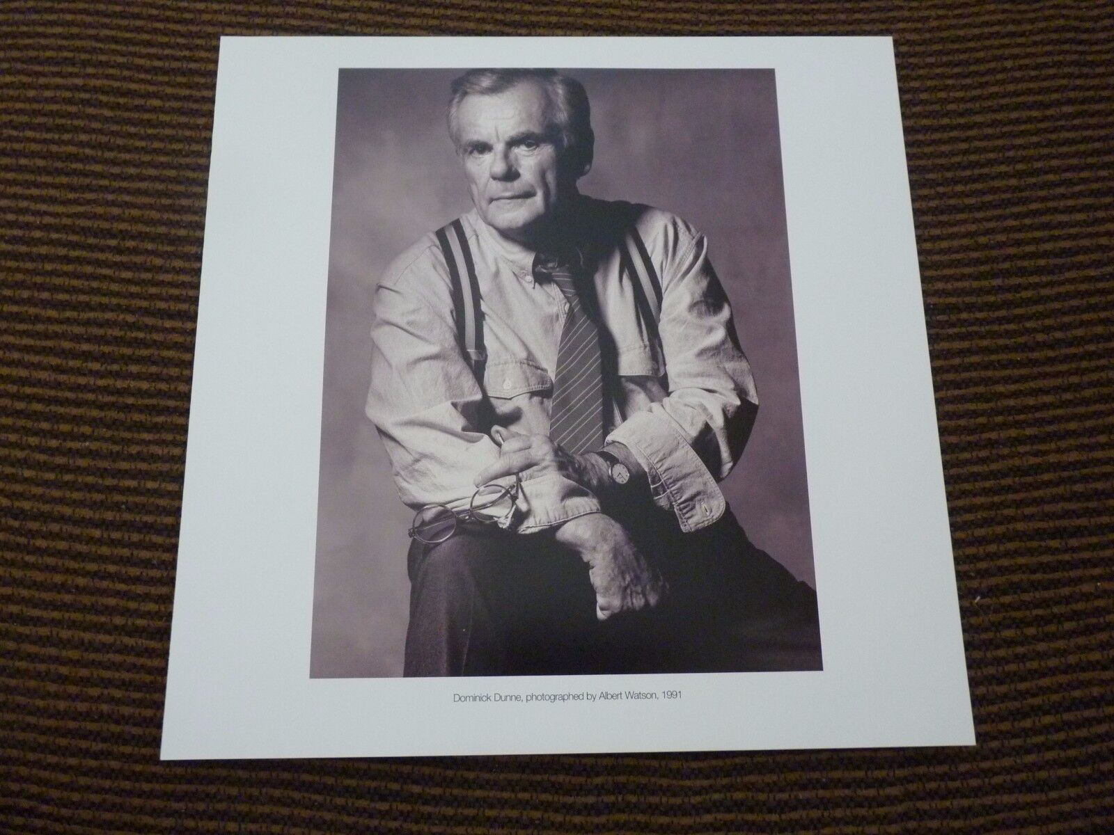 Single Page 2 Side Dominick Dunne Beene Tiberis Coffee Table Book Photo Poster painting