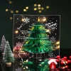 3D Christmas Pop Up Card Christmas Tree Greeting Card is an attractive and delicate gift for your family or friends