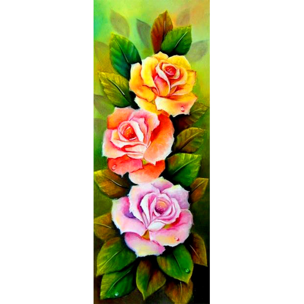 

Flower - Round Drill Diamond Painting - 30*80CM (Big Size), 501 Original