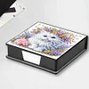 (US Local)Cat Diamond Painting Memo Pad Holder with 160 Sheets of Paper for DIY Art Craft