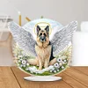 Acryl geflügelter Hund - 5d DIY Basteln Ornament