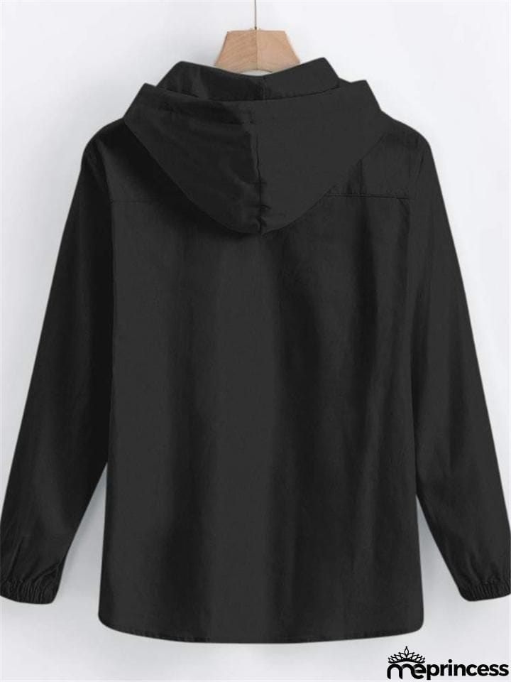 Casual Cotton Linen Long&nbsp;Sleeve Mens Lightweight Hoodie