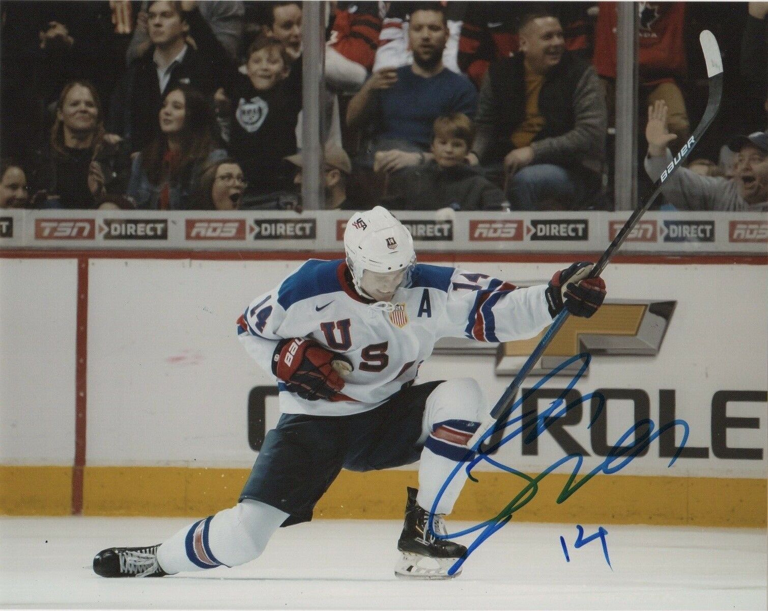 Team USA Josh Norris Signed Autographed 8x10 Photo Poster painting COA #8