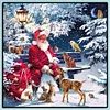 Diamond Painting-DIY Full Round Drill Santa Claus