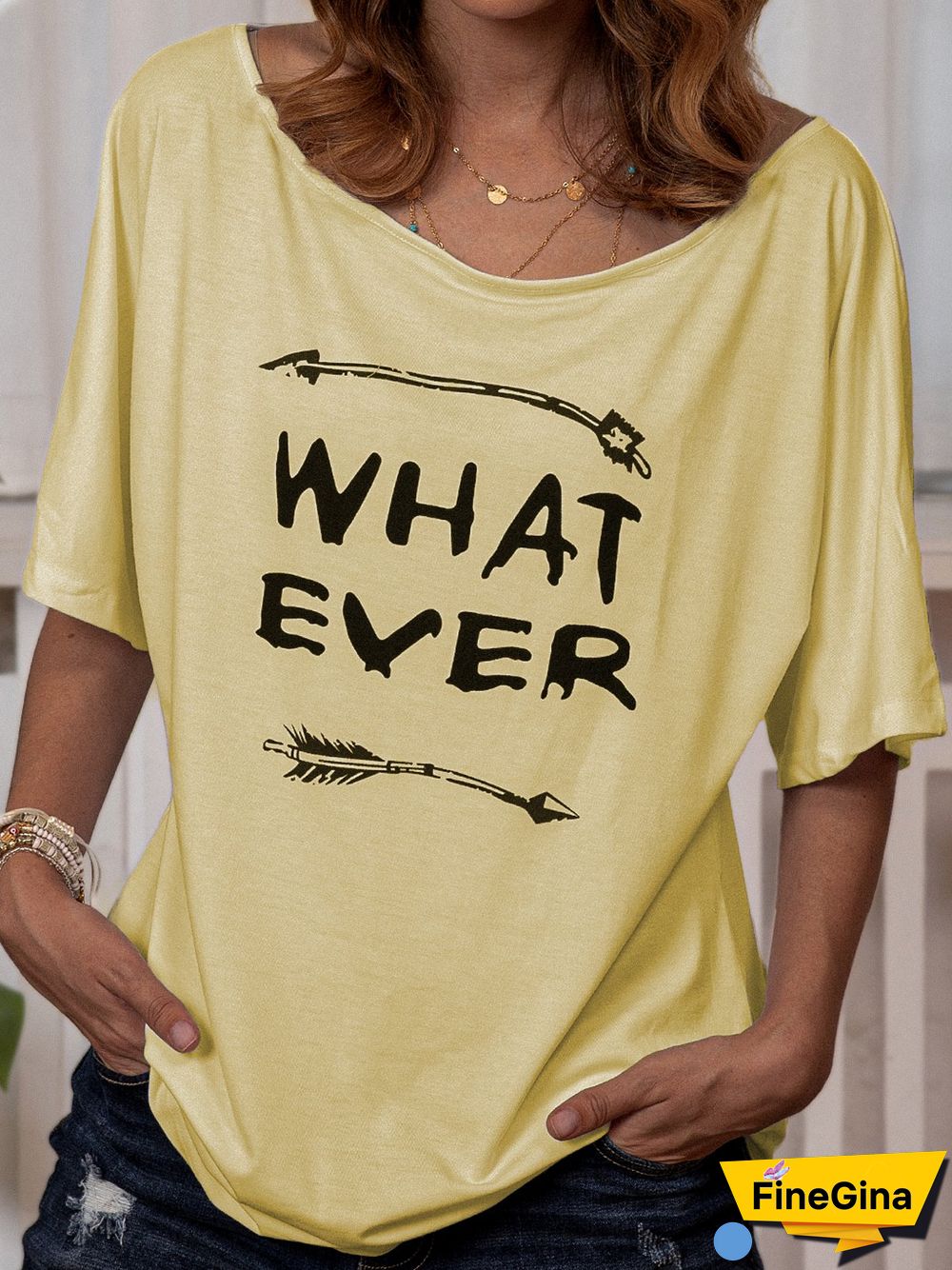 White Casual Cotton-Blend T-shirt