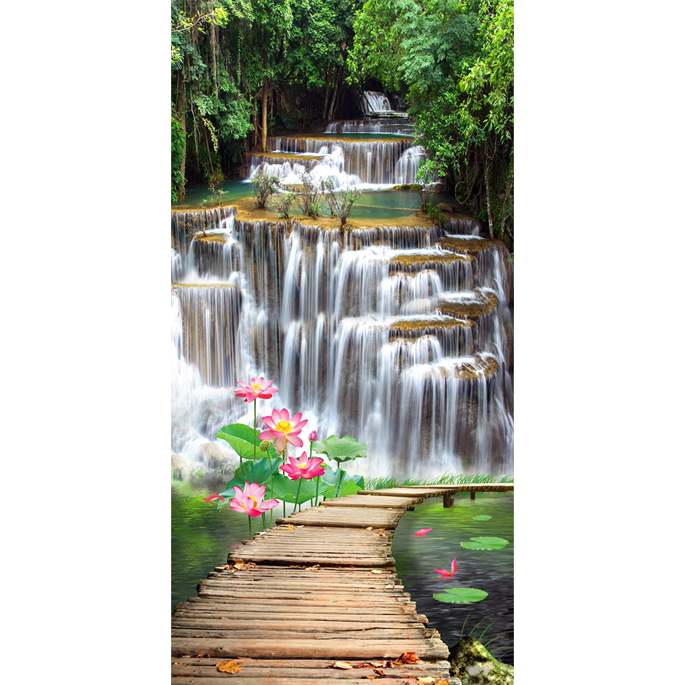 

40*80CM - Round Drill Diamond Painting - Scenery Nature, 501 Original