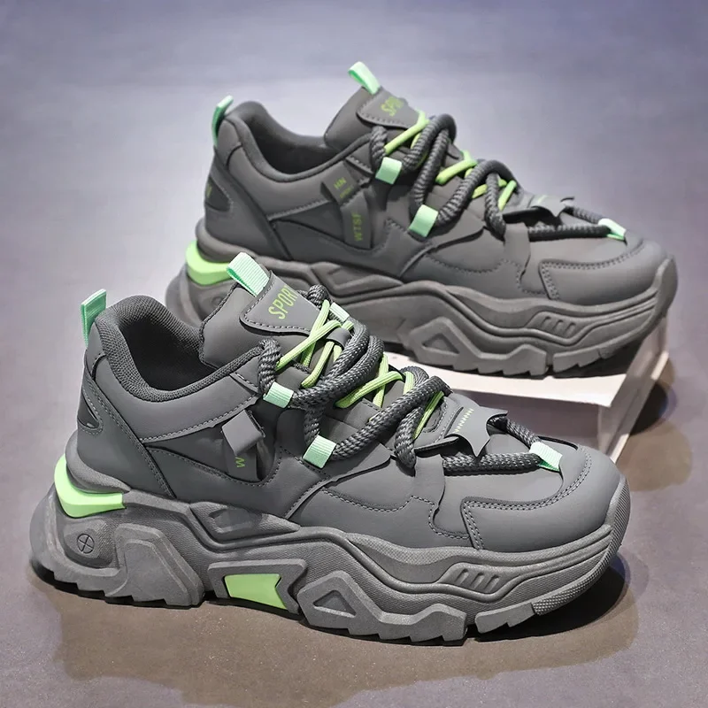 Vizslaz winter shoes for men Quality Men Sneakers Comfortable Men's Casual Shoes Wear-resistant Non-slip Male Platform Shoes New Mens Height Increasing Shoes
