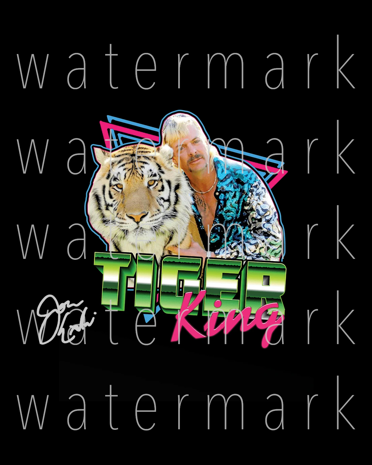 Tiger King Joe Exotic signed 8x10 inch Photo Poster painting poster autograph RP