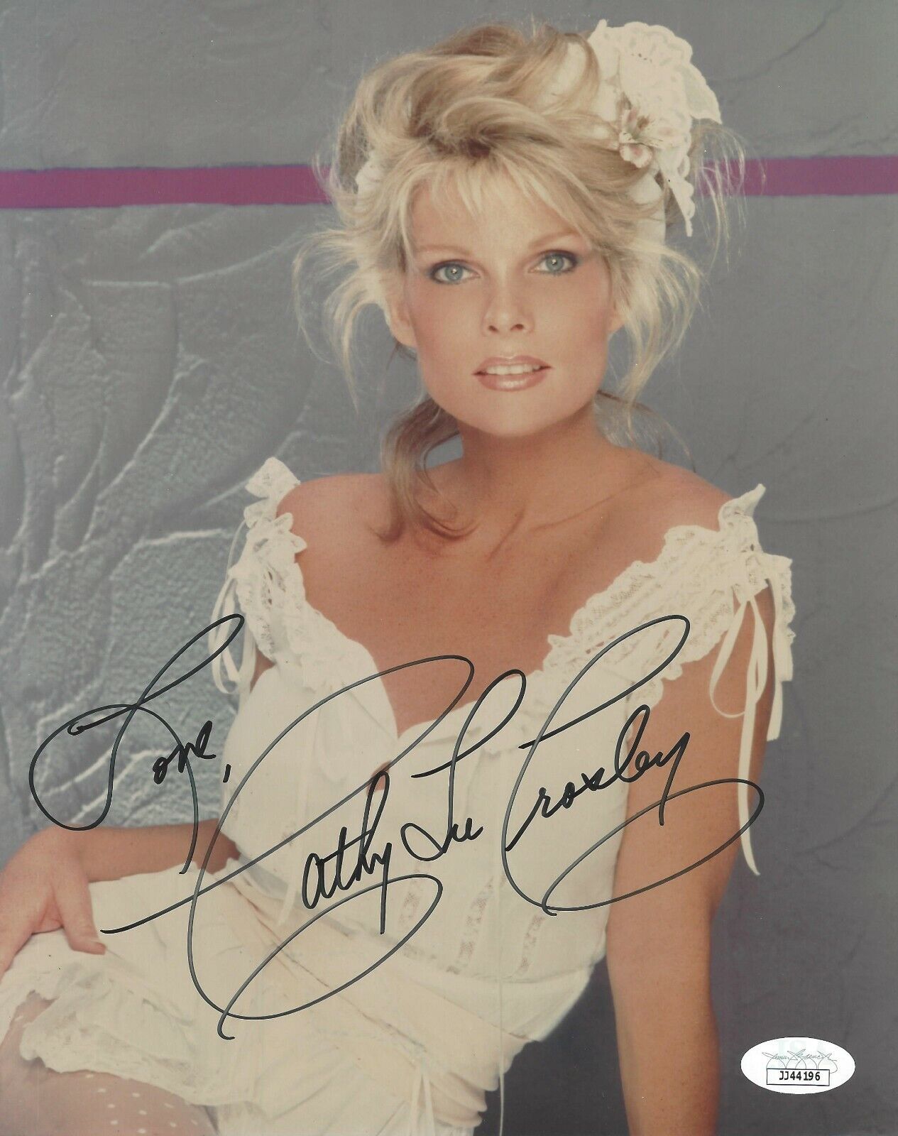 Cathy Lee Crosby Signed 8x10 Photo Poster painting JSA COA Autograph Love