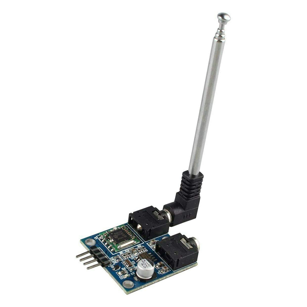 

TEA5767 FM Stereo Module 76-108MHz AGC Radio Board with Free Cable Antenna, 501 Original