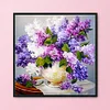 (Counted/Stamped) 11CT Flowers - Cross Stitch 50*50cm/19.68*19.68in