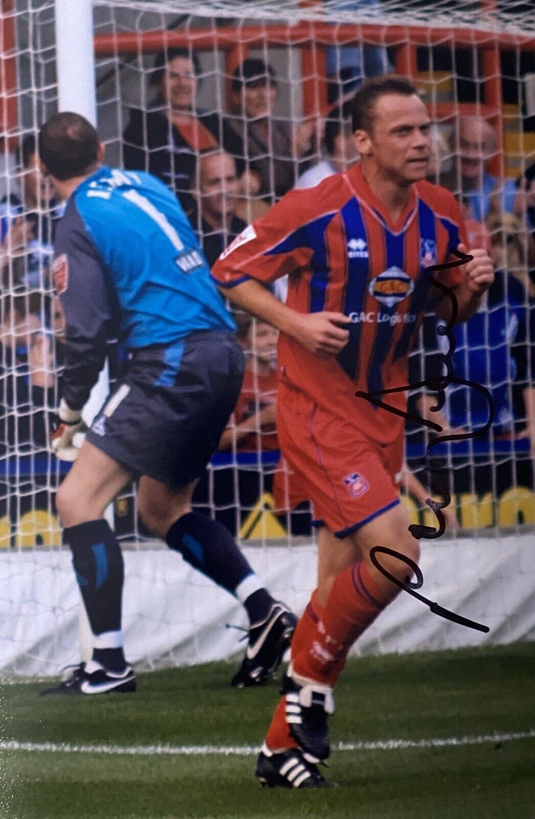 Paul Dickov Genuine Hand Crystal Palace 6X4 Photo Poster painting