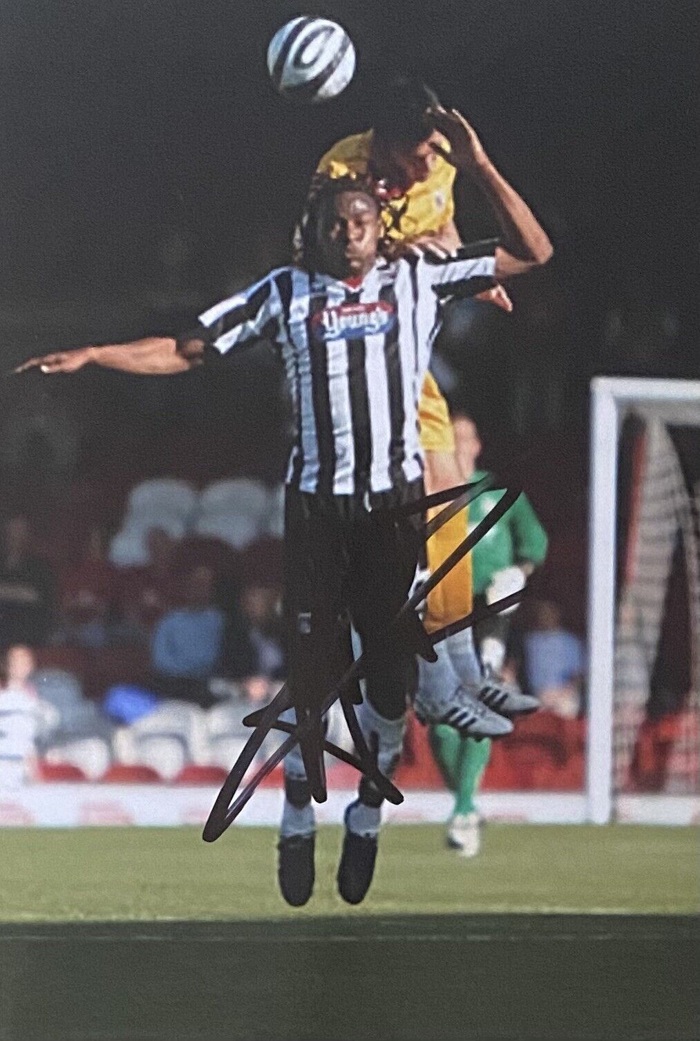 Jean-Louis Akpa Akpro Genuine Hand Signed Grimsby Town 6X4 Photo Poster painting 3