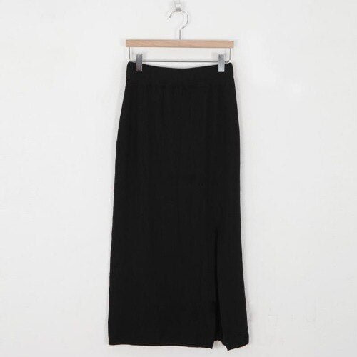 A line knit New Plus Size summer short Skirt Korean Skirt Midi long High Waist School Girl Skirt vintage Skirts summer Pleated