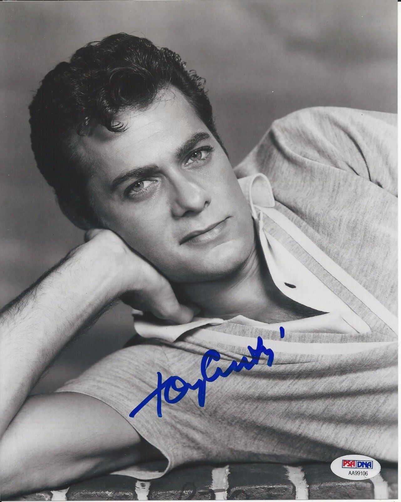 TONY CURTIS Signed Black & White 8 x10 Photo Poster painting with PSA/DNA COA