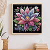 Lotus speziell geformtes 5D-DIY-Teilbohrer-Diamantkunst-Kit f&uuml;r Wohnaccessoires 30x30cm