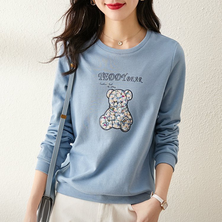 Cartoon Casual Shift Sweatshirt