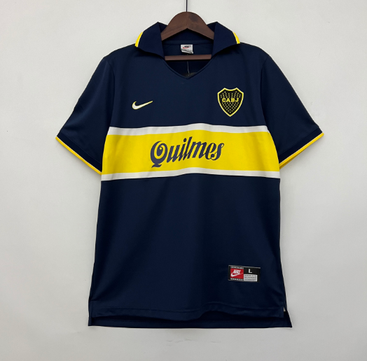 Retro Boca Juniors 1997 home Football Jersey 1:1 Thai Quality