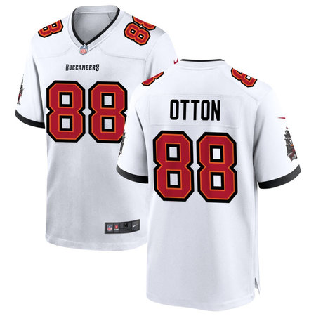 Youth Tampa Bay Buccaneers #88 Cade Otton White Game Jersey