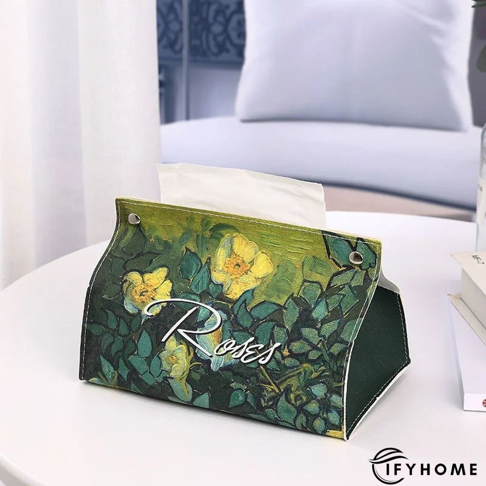 Oil Painting Tissue Box | IFYHOME